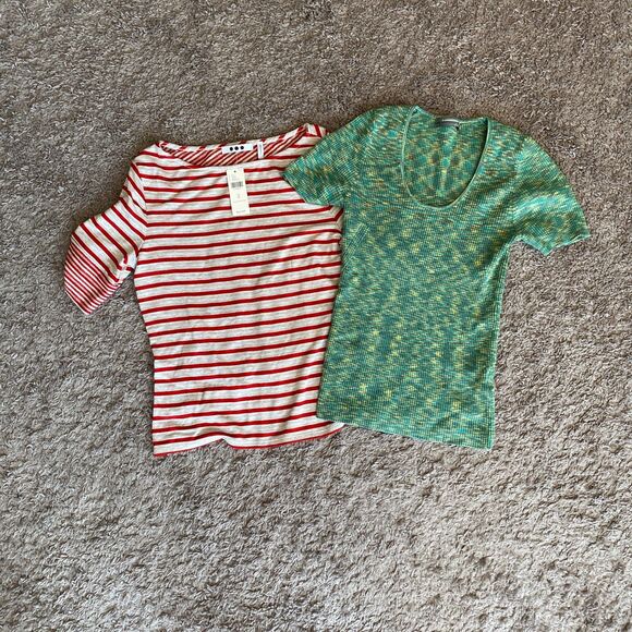 ANTHROPOLOGIE Brand 2 Top Bundle Size Small - Picture 1 of 6